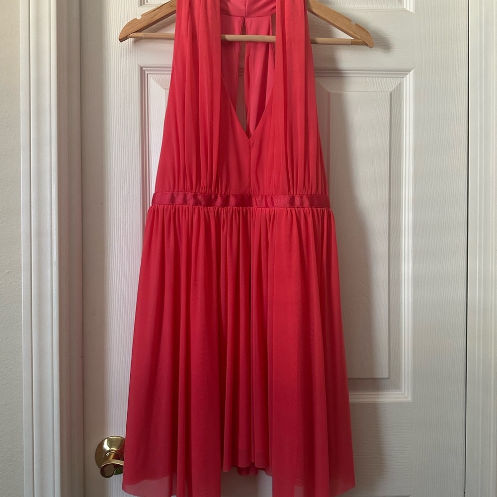 ASOS Coral cocktail dress